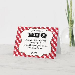Invitation BBQ