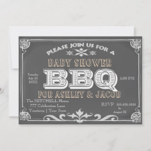 Invitation BBQ Baby ShowerbInvitations