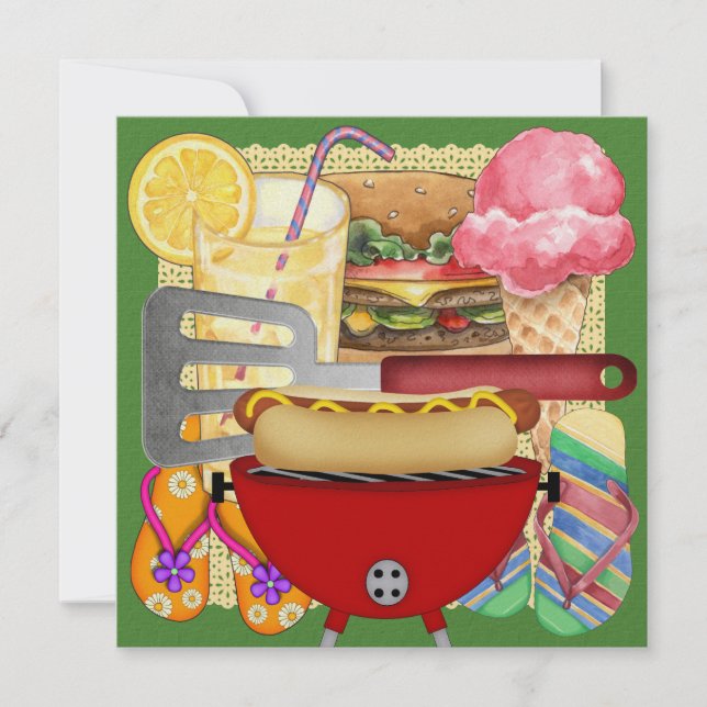 Invitation BBQ Cuire (Devant)