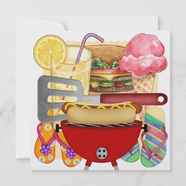 Invitation BBQ Cuire (Devant)