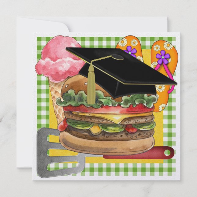 Invitation BBQ de fin d'études ! SRF (Devant)