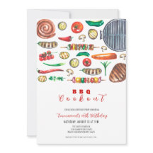 BBQ d'été Cookout Anniversaire