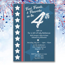 BBQ du 4 juillet patriotique