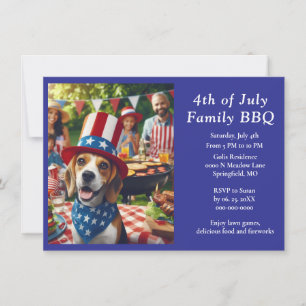Invitation BBQ familial 4 juillet 