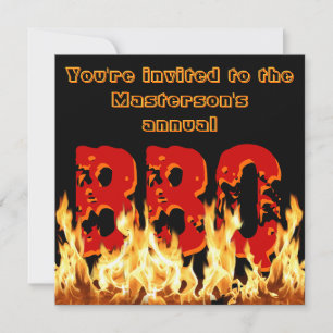 Invitation BBQ Flamboyant
