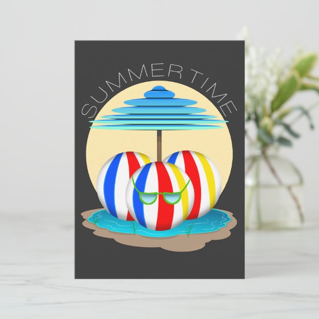 Invitation Beach Buddies Beat the Heat : Sun's Out, Fins Out! (Debout devant)