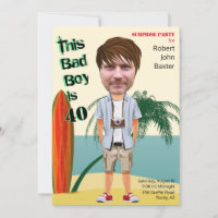 Beach Bum 40e 🌊 😎 Hommes Anniversaire Mauvais Ga