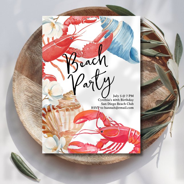 Invitation Beachside Party (Créateur téléchargé)