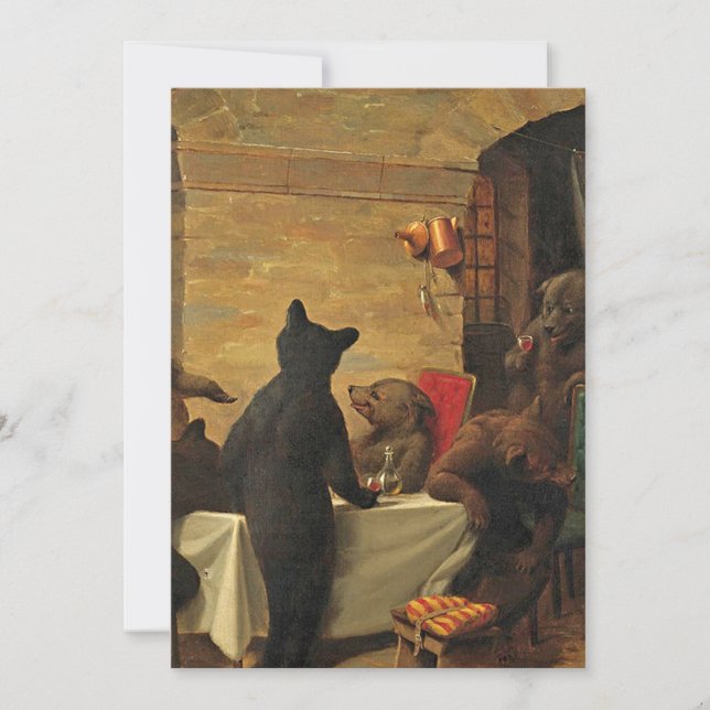 Invitation Bear Carousel By William Holbrook (Devant)