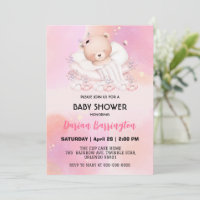 Bear Cute Flower ballon baby shower filles fête