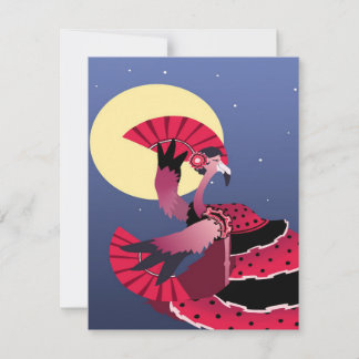 Invitation Beau Flamant rose flamenco | Un cadeau génial