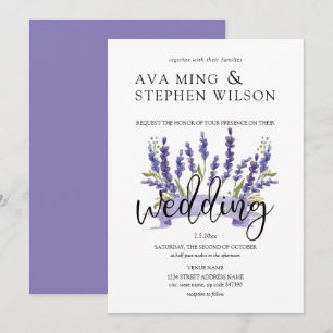 Invitation Beau Mariage de Wisteria