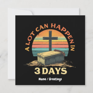 Invitation Beaucoup Peuvent Se Passer En 3 Jours Religieux Jo