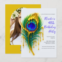 Beauté de Luxe Goutte d'Or Plume de Paon Anniversa