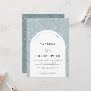 Invitation Beauté intemporelle : Ginkgo Biloba Mariage