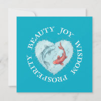 Beauté, Joie, Sagesse Prospérité Koi