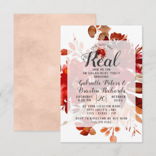 Invitation Beauté Rustique Ça vient d'avoir une vraie fête d'