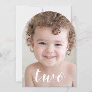 Invitation Beautiful Boys 2e anniversaire fête photo Arch