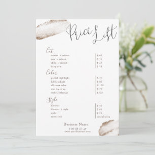 Invitation Beauty Salon Gold Blush Pink Tarifs