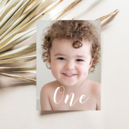 Invitation Beaux garçons 1er anniversaire fête Photo & Script