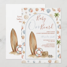 Bébé à Bord | Cadre Arch Beach Baby Shower