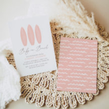 Bébé à bord Pink Surfboard Baby shower fille