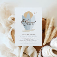 Bébé À Bord Surf Boho Beach Baby shower garçon