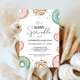 Invitation Bébé arrose le Baby shower neutre entre les sexes
