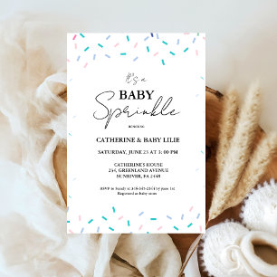 Invitation Bébé arrose le Baby shower neutre entre les sexes