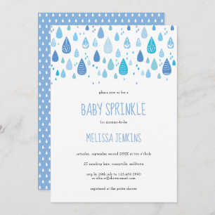 Invitation Bébé Bébé Sprinkle / Douche