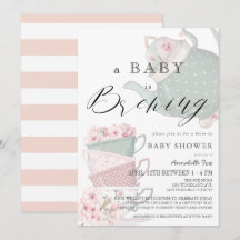 Bébé brasser Tea rose Party Baby shower à la prome