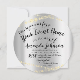 Invitation Bébé chiot douche nouveau chien Photo Rose Gold
