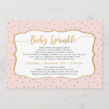 Bébé couleur personnalisée Saupoudrer de confettis
