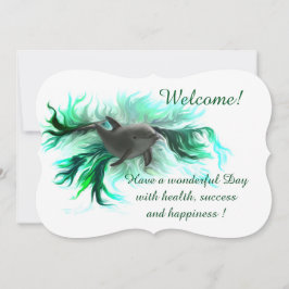 Invitation Bébé Dauphin, Ajouter Votre Texte