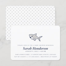 Bébé de requin simple tiré à la main - Douche non 