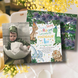 Invitation Bébé Dinosaur fête d'anniversaire! Photo