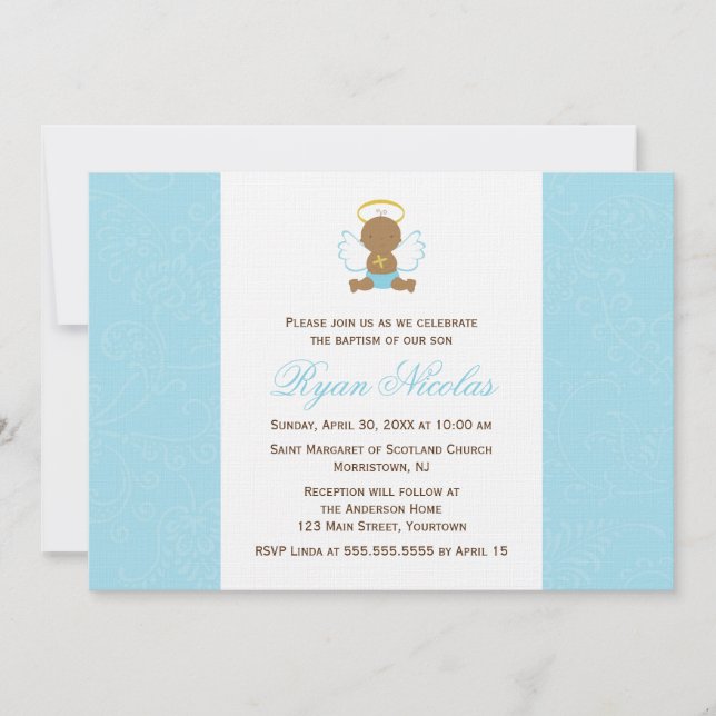 Invitation Bébé doux (Devant)