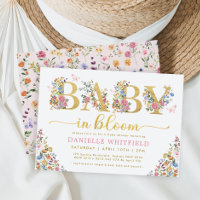 Bébé en Fleur Joli Fleur sauvage Jardin Douche