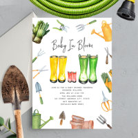 Bébé En Fleur Rouge Pluie Bottes Jardinage
