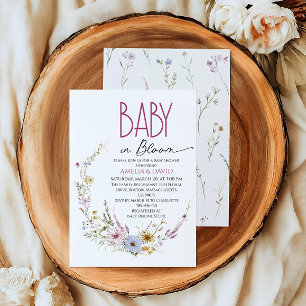 Invitation Bébé en fleur Whimsical Floral Arch Baby shower