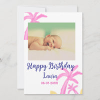 Bébé enfants 1er anniversaire ajouter le nom date 