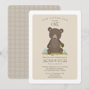 Invitation Bébé fête d'anniversaire de peu d'enfant de CUB