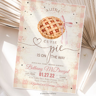 Invitation Bébé gâteau Baby Shower automne Action de grâce