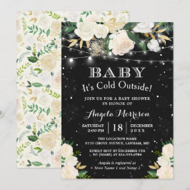 Invitation Bébé Il fait froid à l'extérieur du Baby shower d'