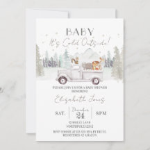Bébé Il fait froid dehors, Baby shower d'hiver