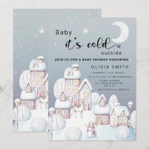 Invitation Bébé il fait froid dehors informations sur le baby