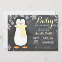 Bébé il fait froid dehors Pingouin Jaune Baby Show