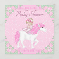 Bébé, licorne et Baby shower rose Rose