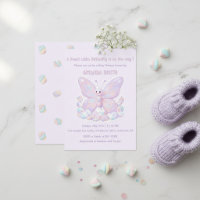 Bébé Papillon Rêve de Lavande Violette Shower