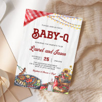 Bébé Q Jardin barbecue Couples Coed Baby shower ru